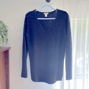 Heather Navy Blue H&M Maternity Sweater
